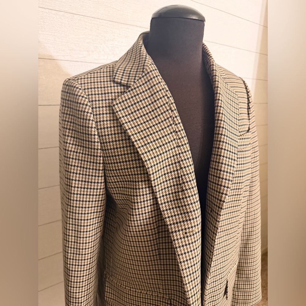 Rebecca Taylor Plaid Boyfriend Blazer - Picture 5 of 8